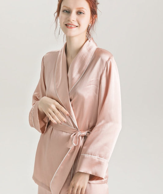 100% Premium Mulberry Silk Pajama Set