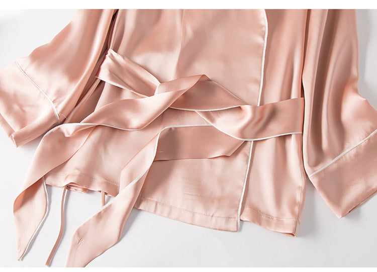 100% Premium Mulberry Silk Pajama Set