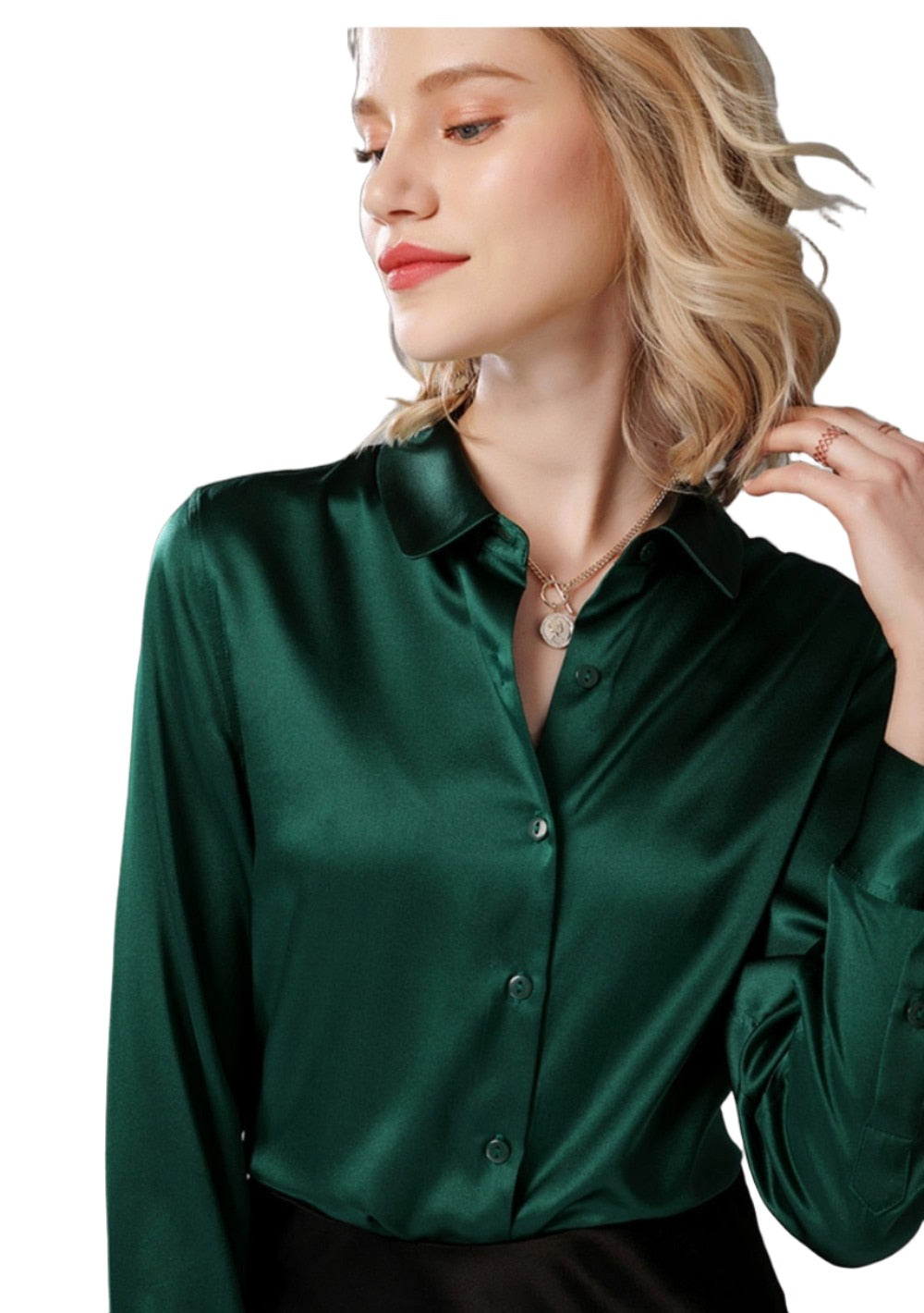 19 Momme Mulberry Silk Chic Women's Shirts