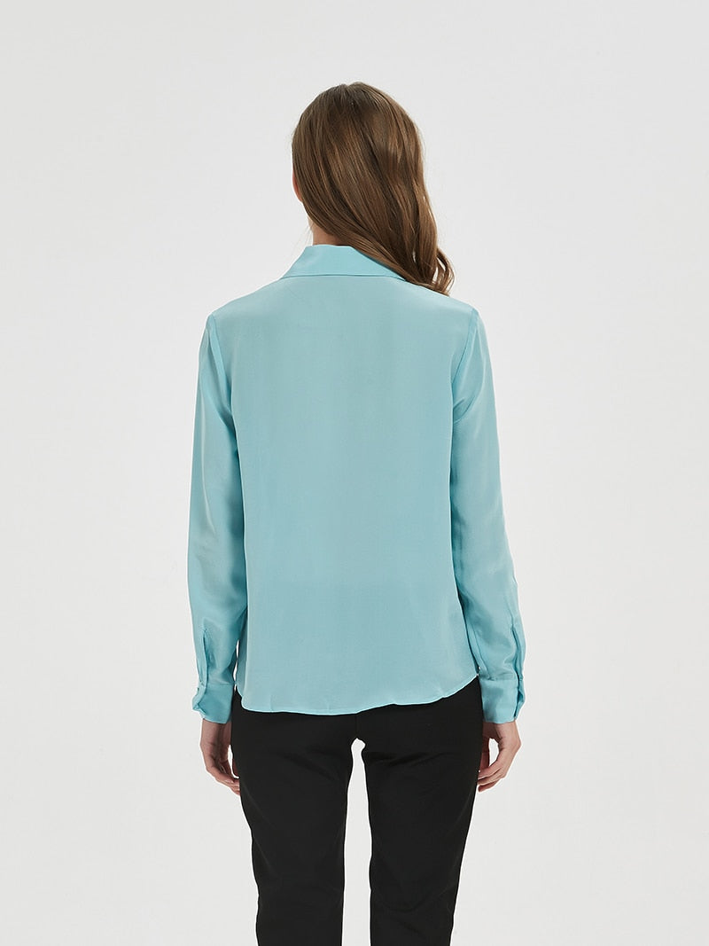 Pure Mulberry Silk Classic Women Shirts