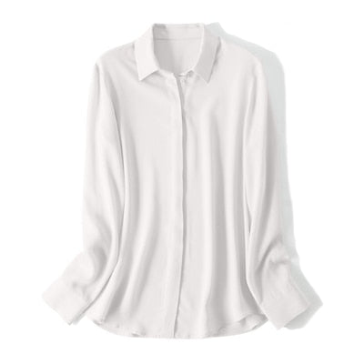 Pure Mulberry Silk Classic Women Shirts