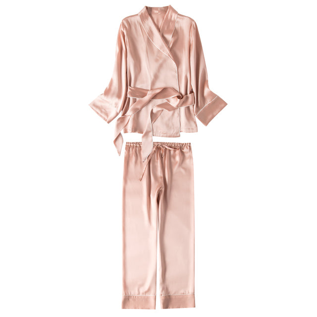 100% Premium Mulberry Silk Pajama Set
