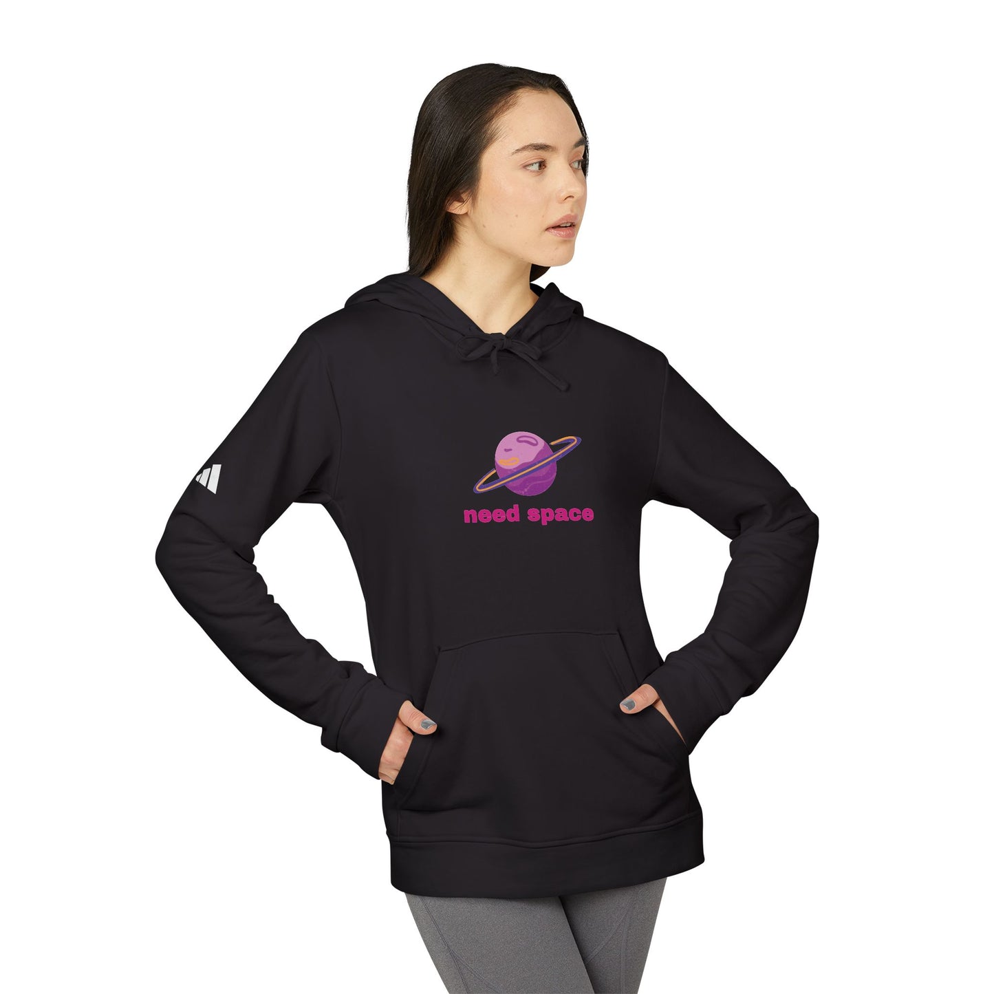 need space adidas Unisex Fleece Hoodie