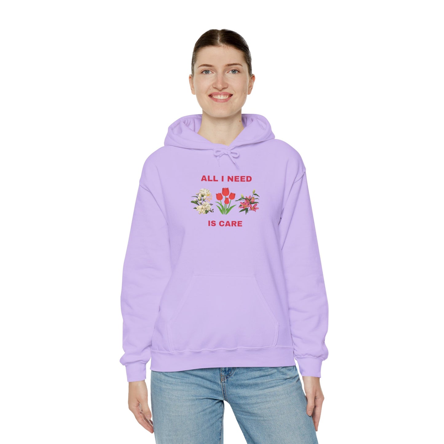 All I Need Is Care Exclusive Hooded Sweatshirt