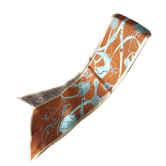 100% Premium Mulberry Silk Two-ayers Reversible Chic Scarves