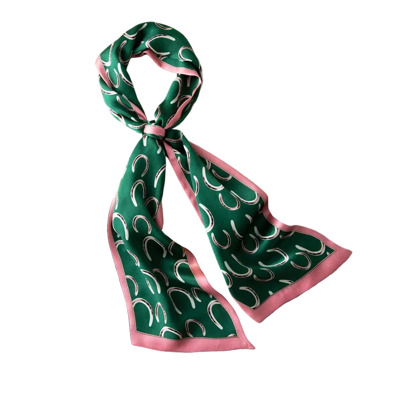 100% Premium Mulberry Silk Two-ayers Reversible Chic Scarves
