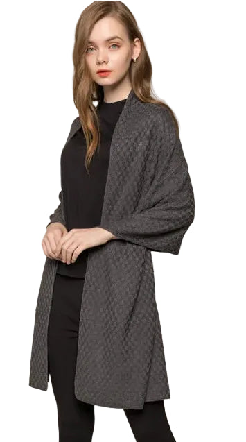 Premium Silk-Cashmere Textured Fall and Winter Scarf
