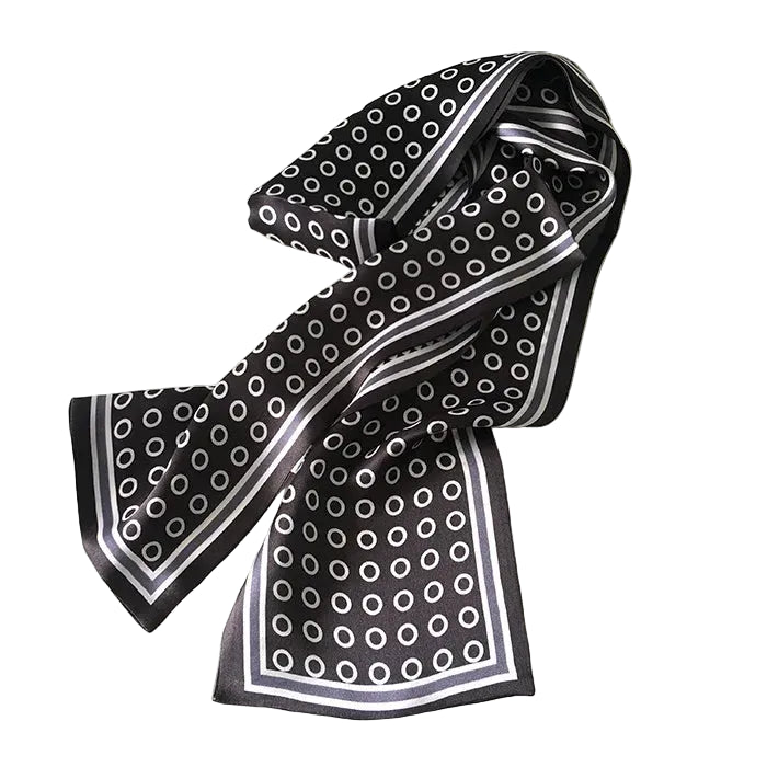 100% Premium Mulberry Silk Two-ayers Reversible Chic Scarves