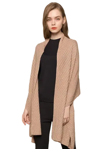 Premium Silk-Cashmere Textured Fall and Winter Scarf