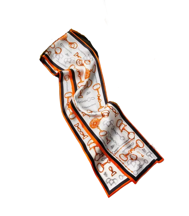 100% Premium Mulberry Silk Two-ayers Reversible Chic Scarves
