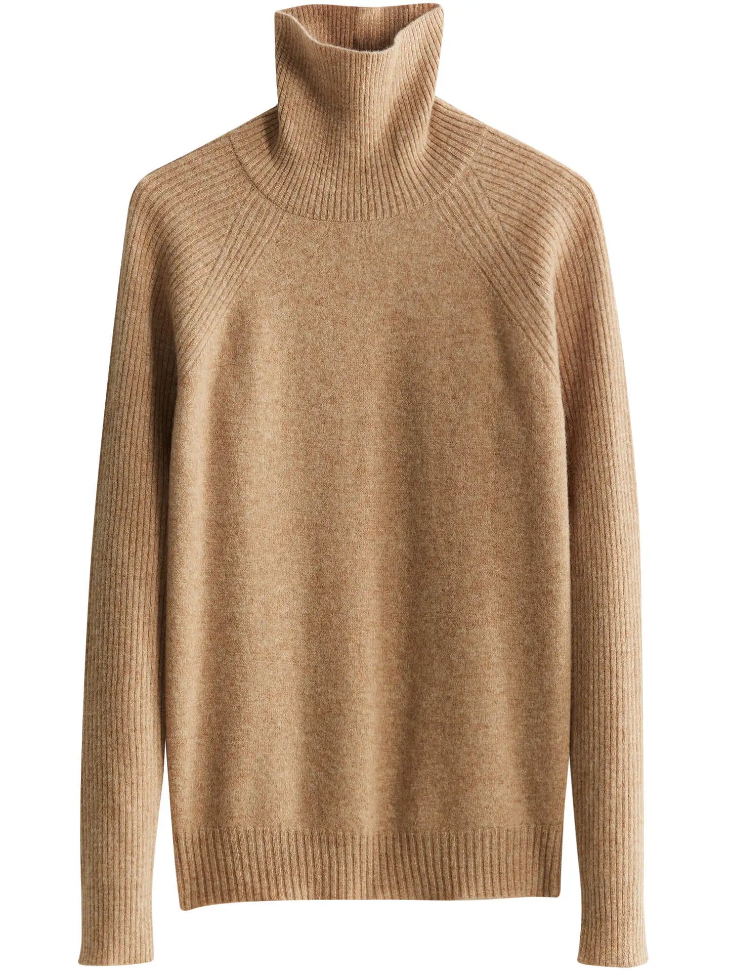 100% Australian Merino Wool Half Ribbed Stylish Warm Sweater