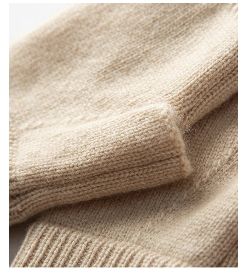 100% Premium Goat Cashmere Handmade Fingerless Gloves
