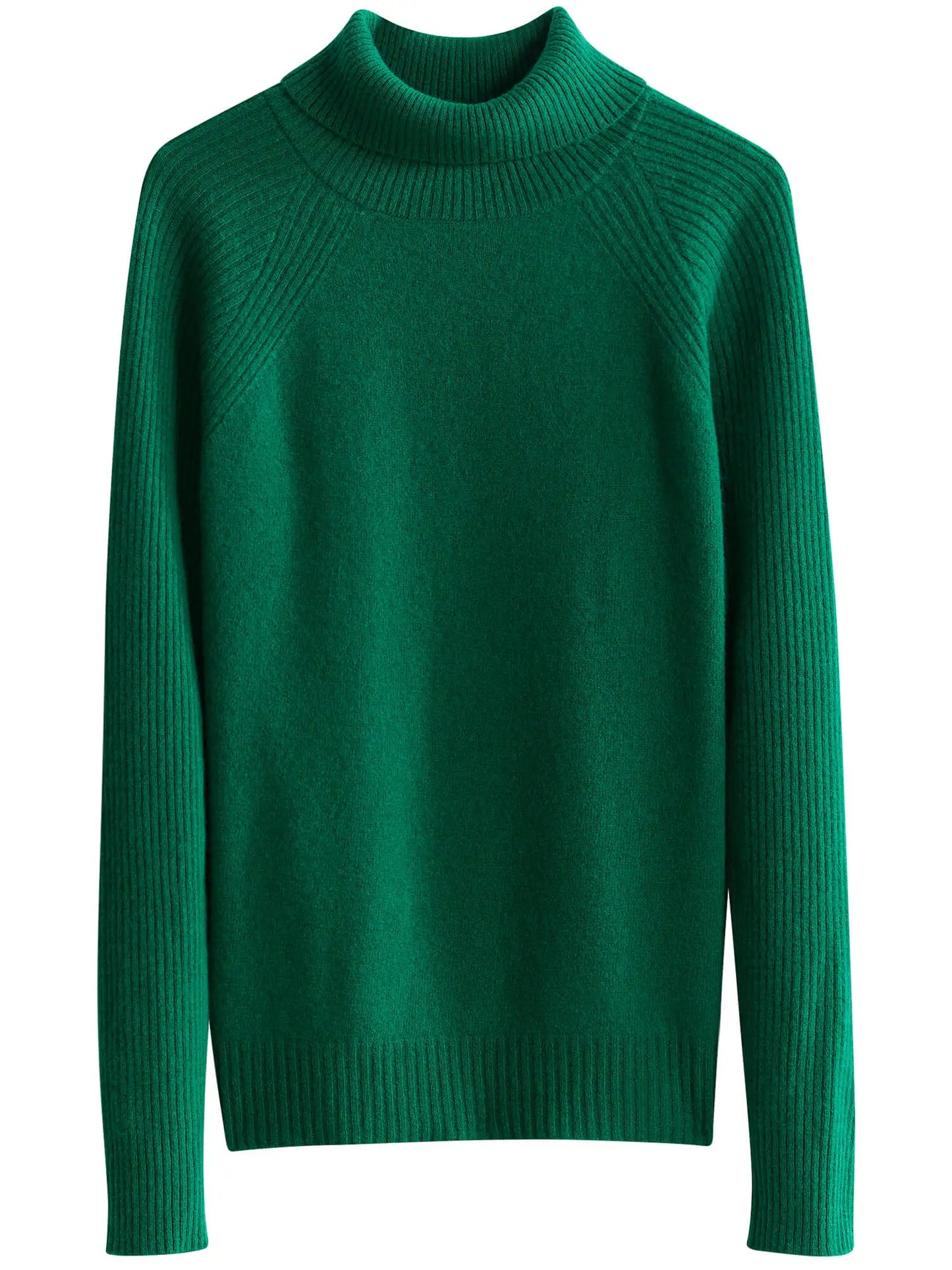 100% Australian Merino Wool Half Ribbed Stylish Warm Sweater