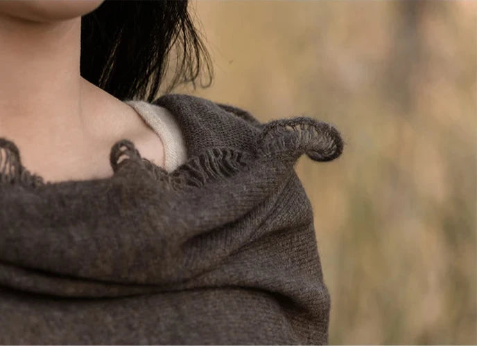 100% Premium Cashmere Handmade Warm Stylish Shawl