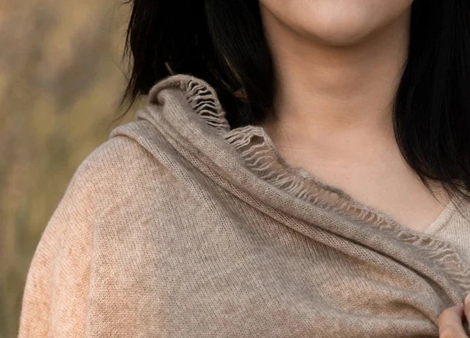 100% Premium Cashmere Handmade Warm Stylish Shawl