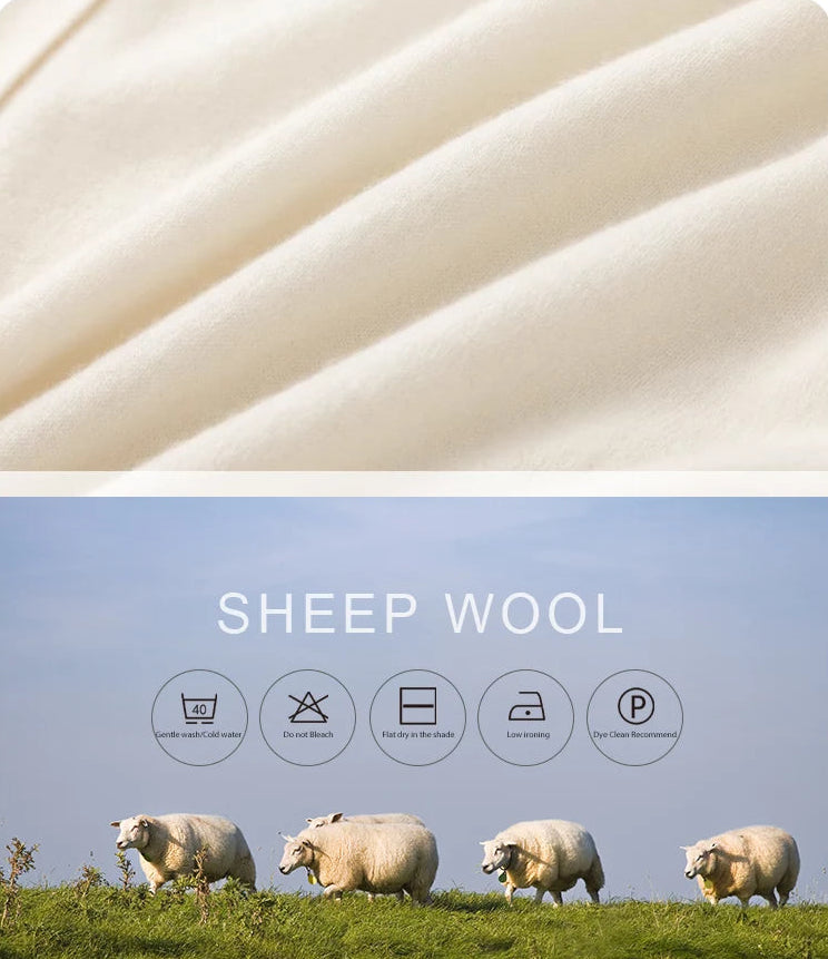 100% Premium Sheep Wool Lightweight Cardigan For Women