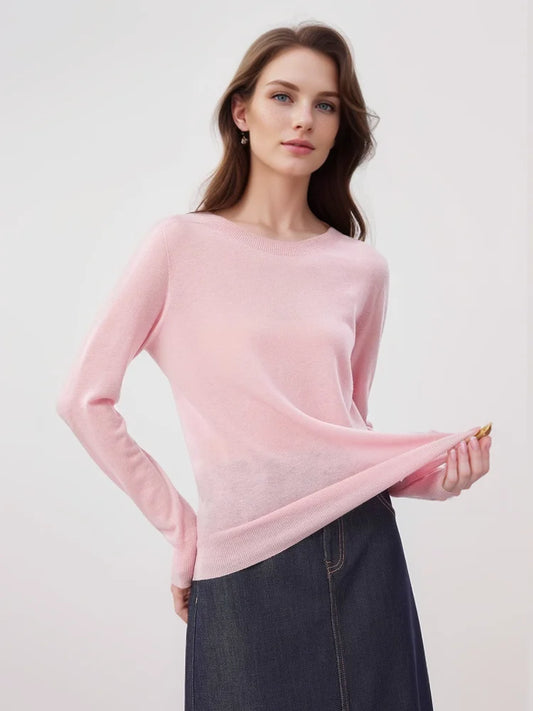 100% Premium Sheep Wool Women's Sweater