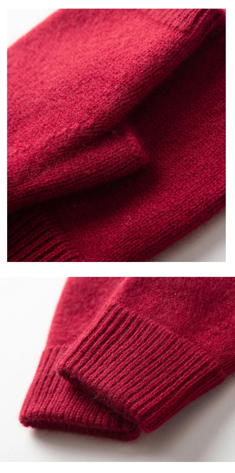100% Premium Goat Cashmere Handmade Fingerless Gloves
