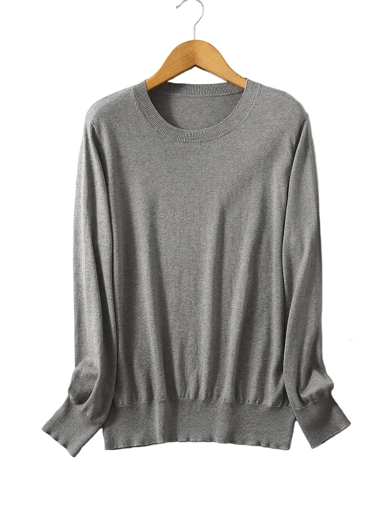 Pure Silk-Cashmere blend Soft Sweater