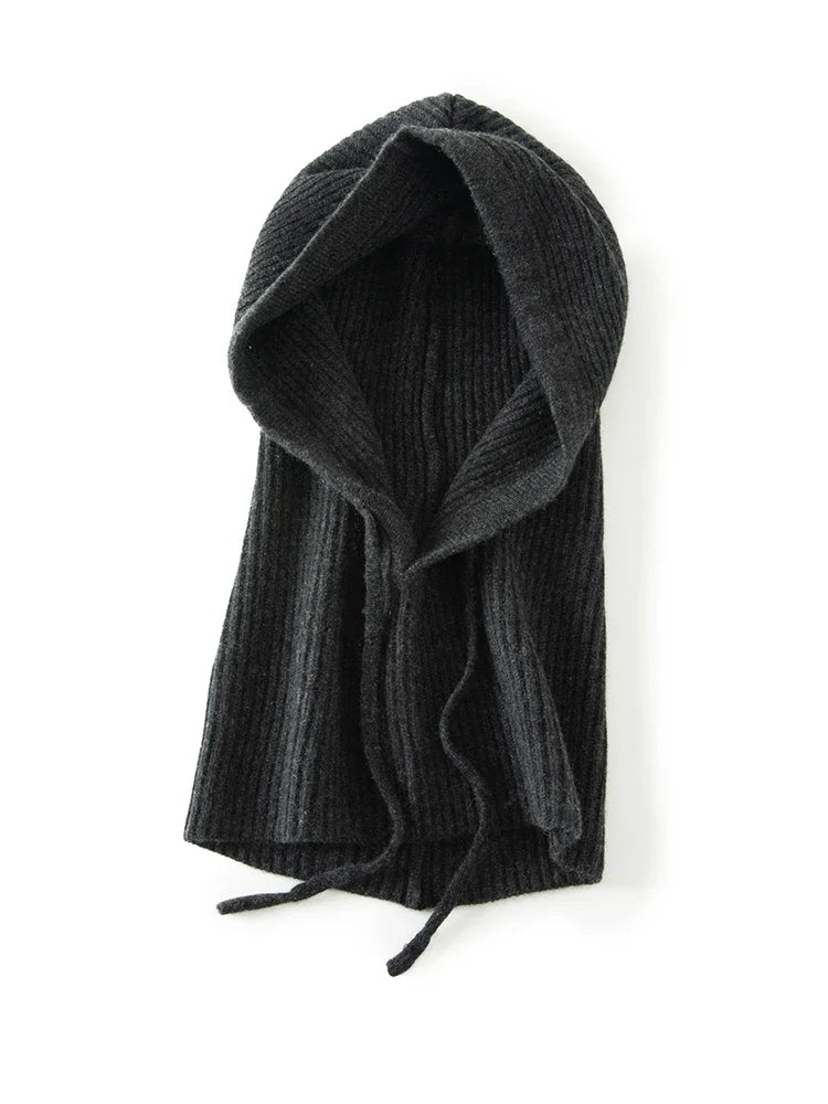 Premium 65%Wool, 35% Cashmere Unisex Winter Neck Warm Balaclava