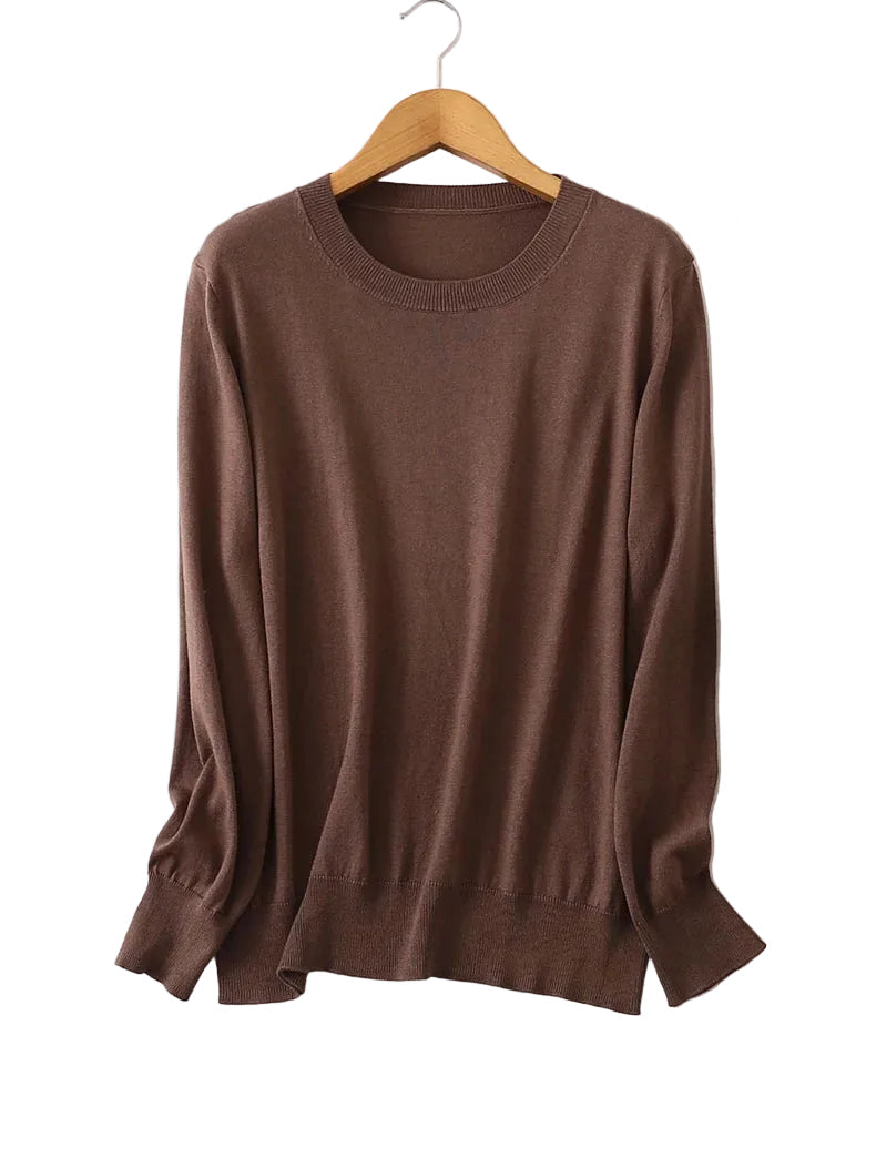 Pure Silk-Cashmere blend Soft Sweater
