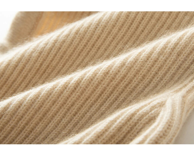 Premium 65%Wool, 35% Cashmere Unisex Winter Neck Warm Balaclava