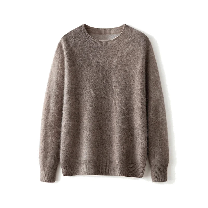 Premium Wool-Cashmere-Silk Knitted Women's Sweater