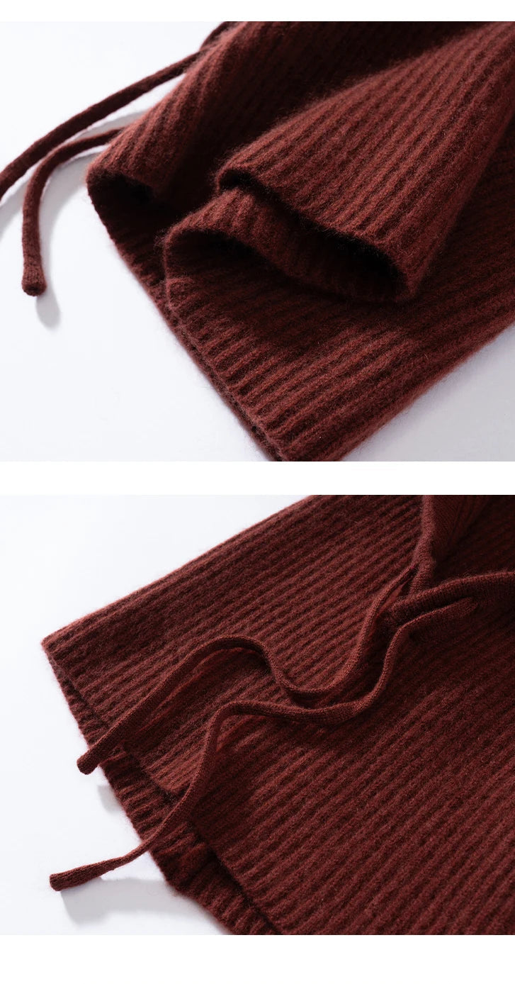 Premium 65%Wool, 35% Cashmere Unisex Winter Neck Warm Balaclava