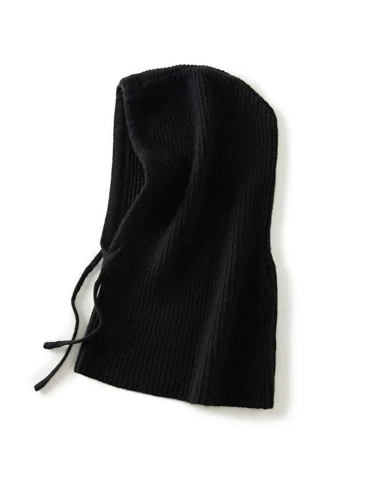 Premium 65%Wool, 35% Cashmere Unisex Winter Neck Warm Balaclava