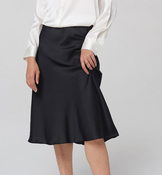 Premium  Mulberry Silk Skirt for Woman