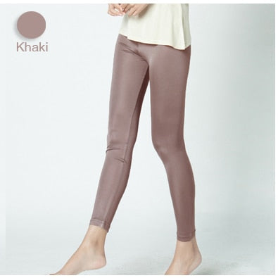 Buy Women 100% Mulberry Silk Thermal Underwear/leggings, 4 Colors/ Long  Sleeve Shirt/high Waist Leggings/ Lounge Wear/workout Outfits Online in  India 