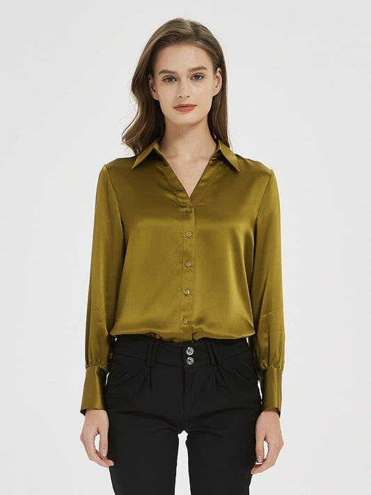 Exclusive 100% Mulberry Silk Women Shirt